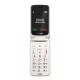 GIGASET - Gigaset GL595 7,11 cm (2.8'') 114 g Blanco Teléfono para personas mayores - s30853-h1231-r103